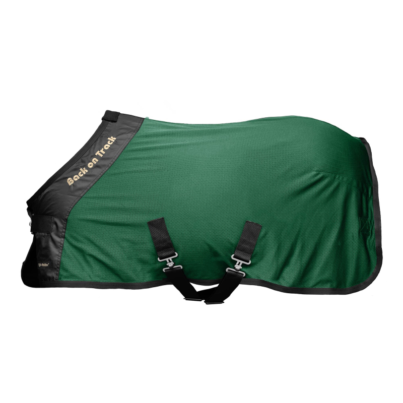 Back on Track Royal Pony Netzdecke Deluxe &ndash; Gr&uuml;n &ndash; 95 cm
