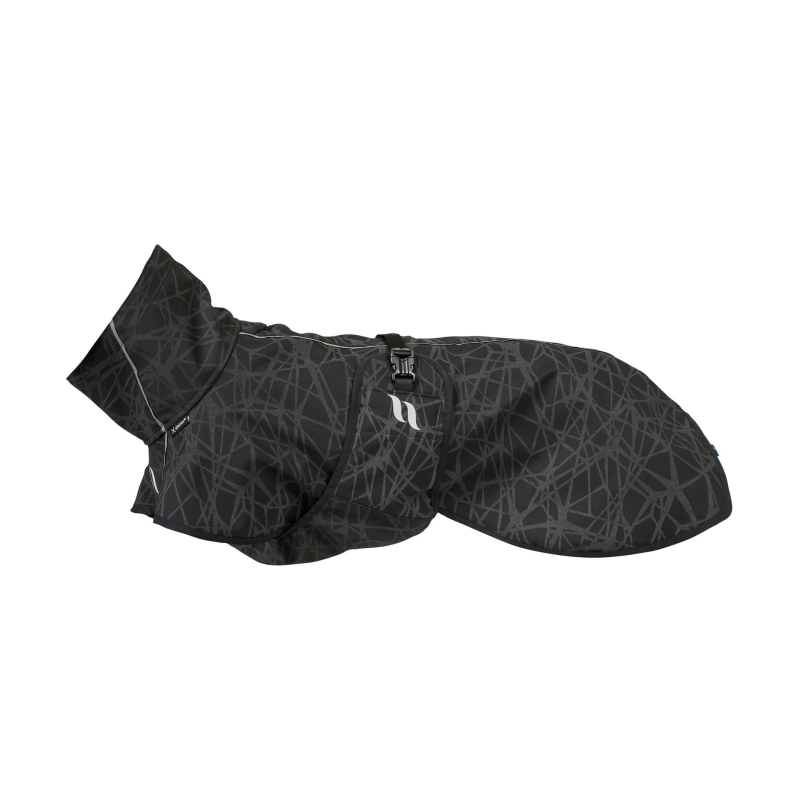 Back on Track BARK Softshell-Hundemantel &ndash; niedriger Rutenansatz &ndash; Black/Grey &ndash; 65 cm