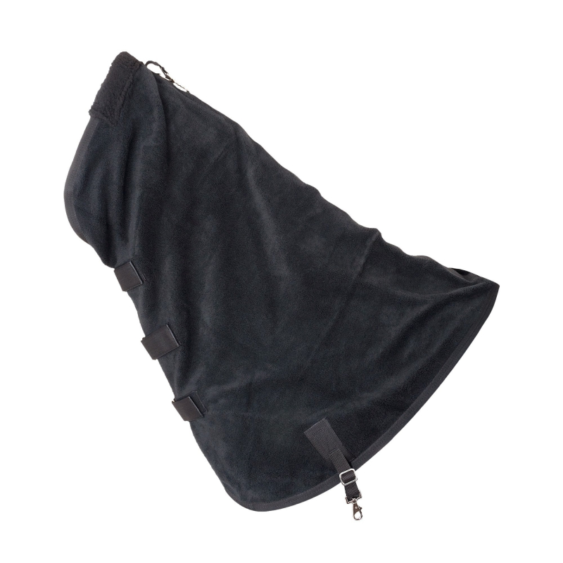 Back on Track Halsteil Fleecedecke Supreme &ndash; Schwarz &ndash; 155 cm