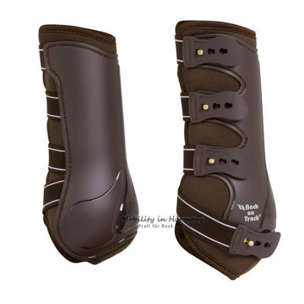 Back on Track Royal Dressurgamaschen vorne braun Cob