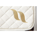 Back on Track Schabracke Embroidery Collection Dressur weiß Pony