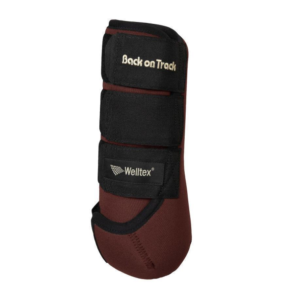 Back on Track Arbeitsgamaschen Opal Hinterbein weinrot S