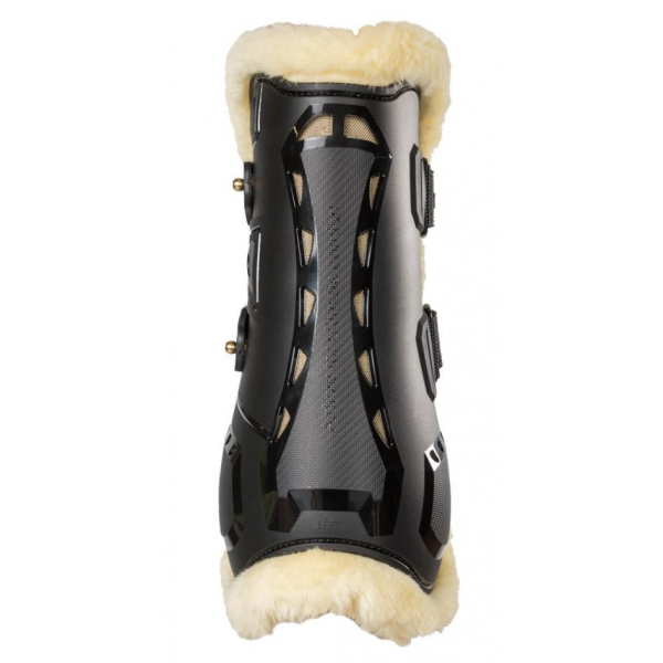 Back on Track Air Flow Tendon Boots mit Fell Springgamaschen schwar..