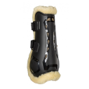 Back on Track Air Flow Tendon Boots mit Fell Springgamaschen schwarz