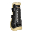 Back on Track Air Flow Tendon Boots mit Fell Springgamaschen schwarz M (Cob)