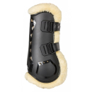 Back on Track Air Flow Tendon Boots mit Fell Springgamaschen schwarz M (Cob)
