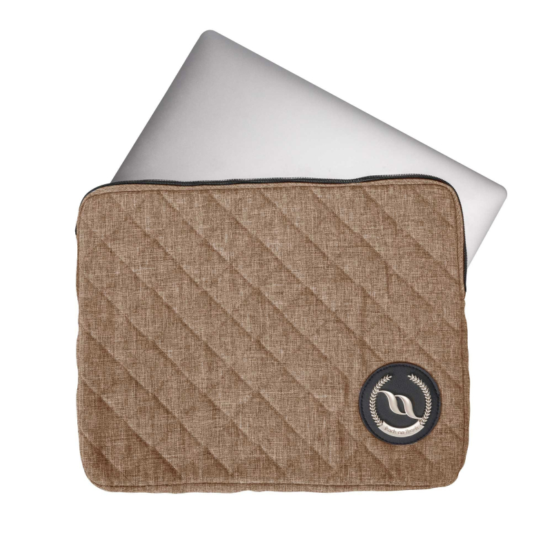 Back on Track Haze Collection Laptop Case &ndash; Braun &ndash; 17 inch