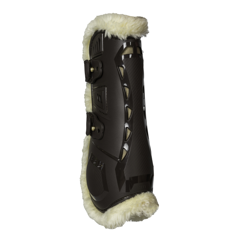 Back on Track Airflow Tendon Boots mit Kunstfell &ndash; Braun &ndash; S