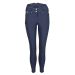 Back on Track Reithose Julia Grip Kniebesatz blau