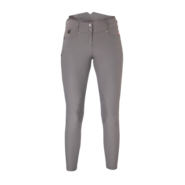 Back on Track Reithose Julia Grip Kniebesatz grau 40