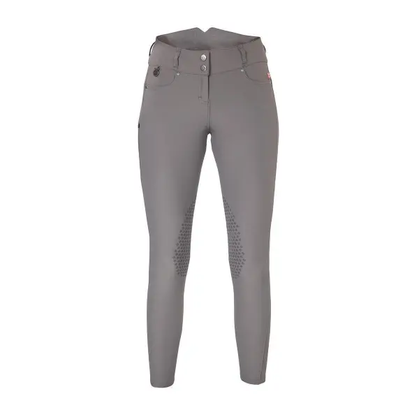 Back on Track Reithose Julia Grip Kniebesatz grau 40
