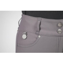 Back on Track Reithose Julia Grip Vollbesatz grau