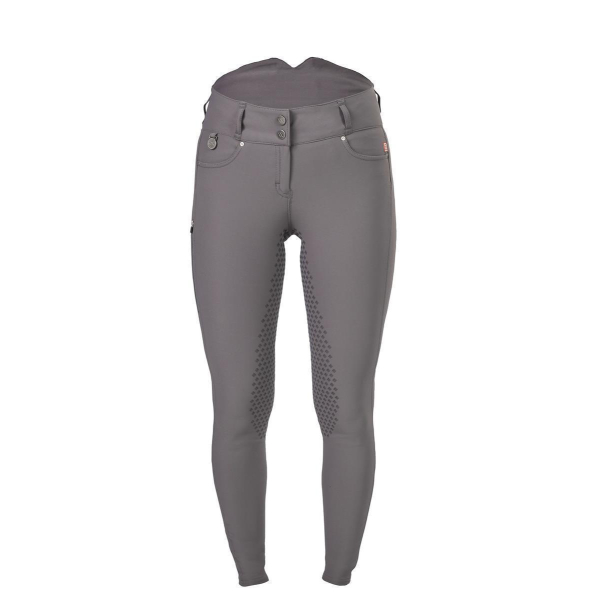 Back on Track Reithose Julia Grip Vollbesatz grau 42