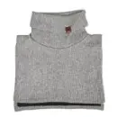 Back on Track Eli Rollkragen Onesize Wolle hellgrau