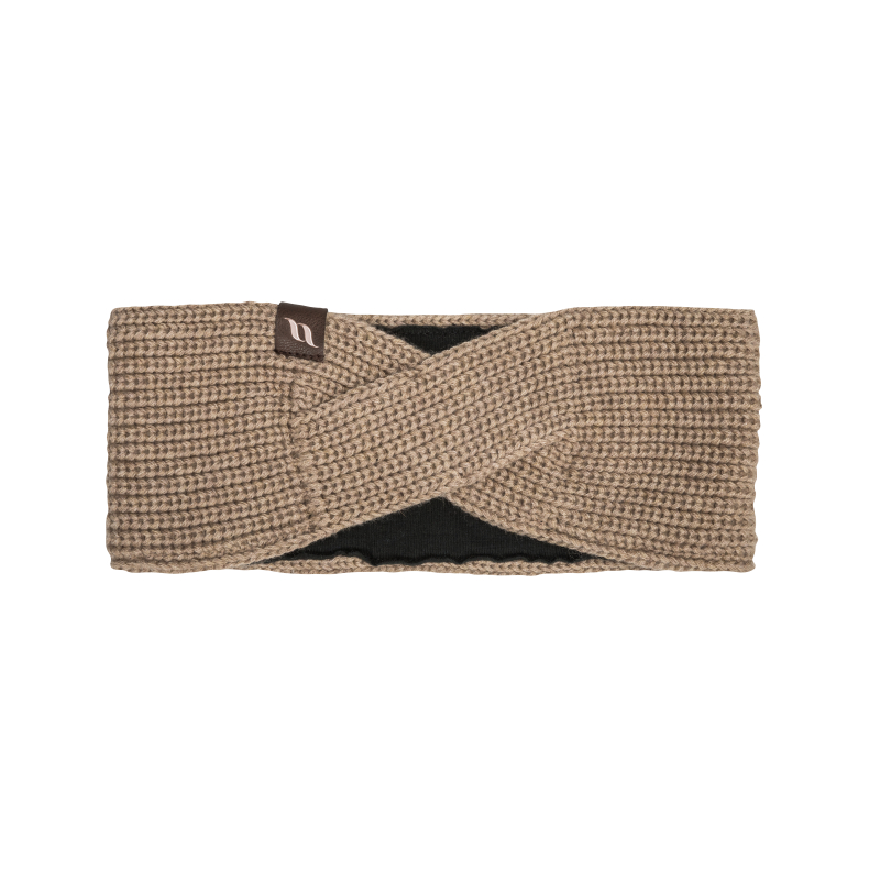 Back on Track Nora Twist Stirnband aus Wolle &ndash; Beige &ndash; Einheitsgr&ouml;&szlig;e
