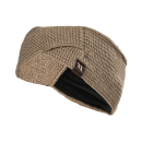 Back on Track Stirnband Nora Twist Wolle beige