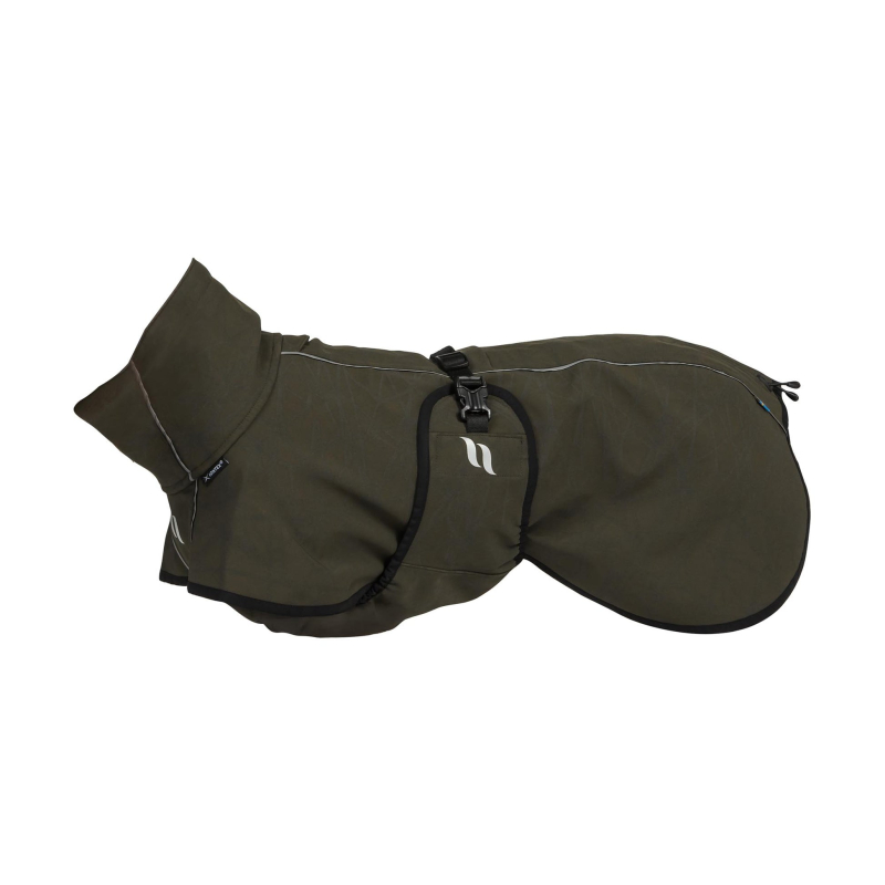 Back on Track BARK Hundemantel &ndash; hoher Rutenansatz &ndash; Olivgr&uuml;n &ndash; 75 cm