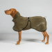 Back on Track BAY Fleece-Hundemantel, hoher Rutenansatz, olivgrün 25 cm