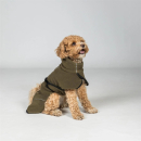 Back on Track BAY Fleece-Hundemantel, hoher Rutenansatz, olivgrün 80 cm