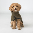 Back on Track BAY Fleece-Hundemantel, hoher Rutenansatz, olivgrün 80 cm