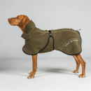 Back on Track BAY Fleece-Hundemantel, hoher Rutenansatz, olivgrün 80 cm