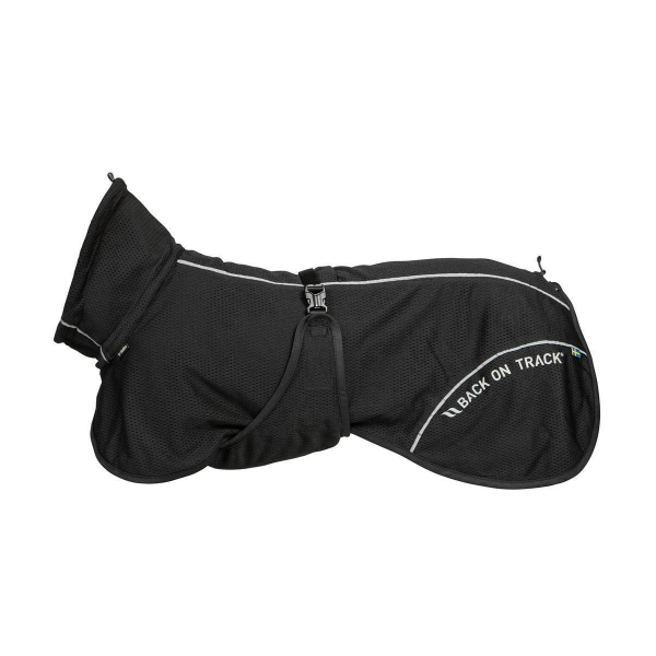 Back on Track BAY Netz-Hundemantel, Hoher Rutenansatz, schwarz 35 cm