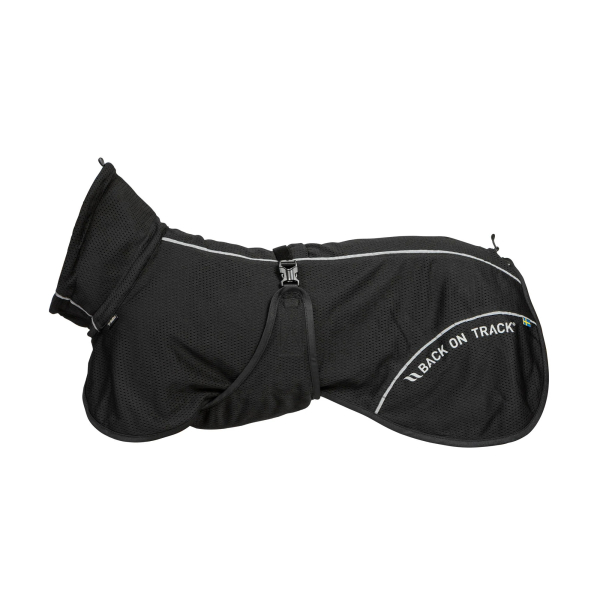 Back on Track BAY Netz-Hundemantel, Hoher Rutenansatz, schwarz 65 cm