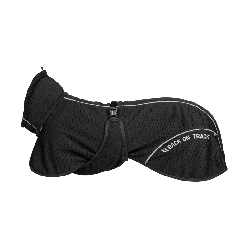 Back on Track BAY Netz-Hundemantel, Niedriger Rutenansatz &ndash; Schwarz &ndash; 75