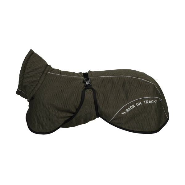 Back on Track BAY Netz-Hundemantel, Niedriger Rutenansatz,olivgrün