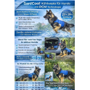 CaniCool Kühlweste für Hunde mit PCM Technologie – konstante Kühlung 21°C oder 29°C – wiederverwendbar, ohne Wasser – Hundekühlweste gegen Hitze XL 21 Grad