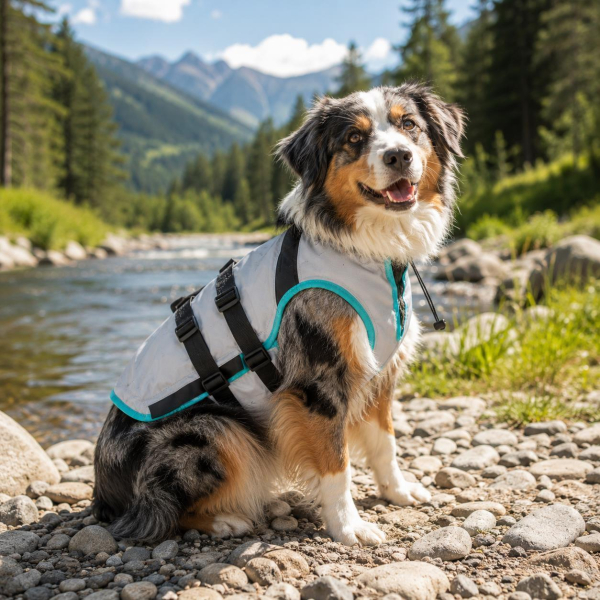 SUITICAL DRY® Cooling Vest Hund – bis 3 Tage Kühlung | 100% trocken
