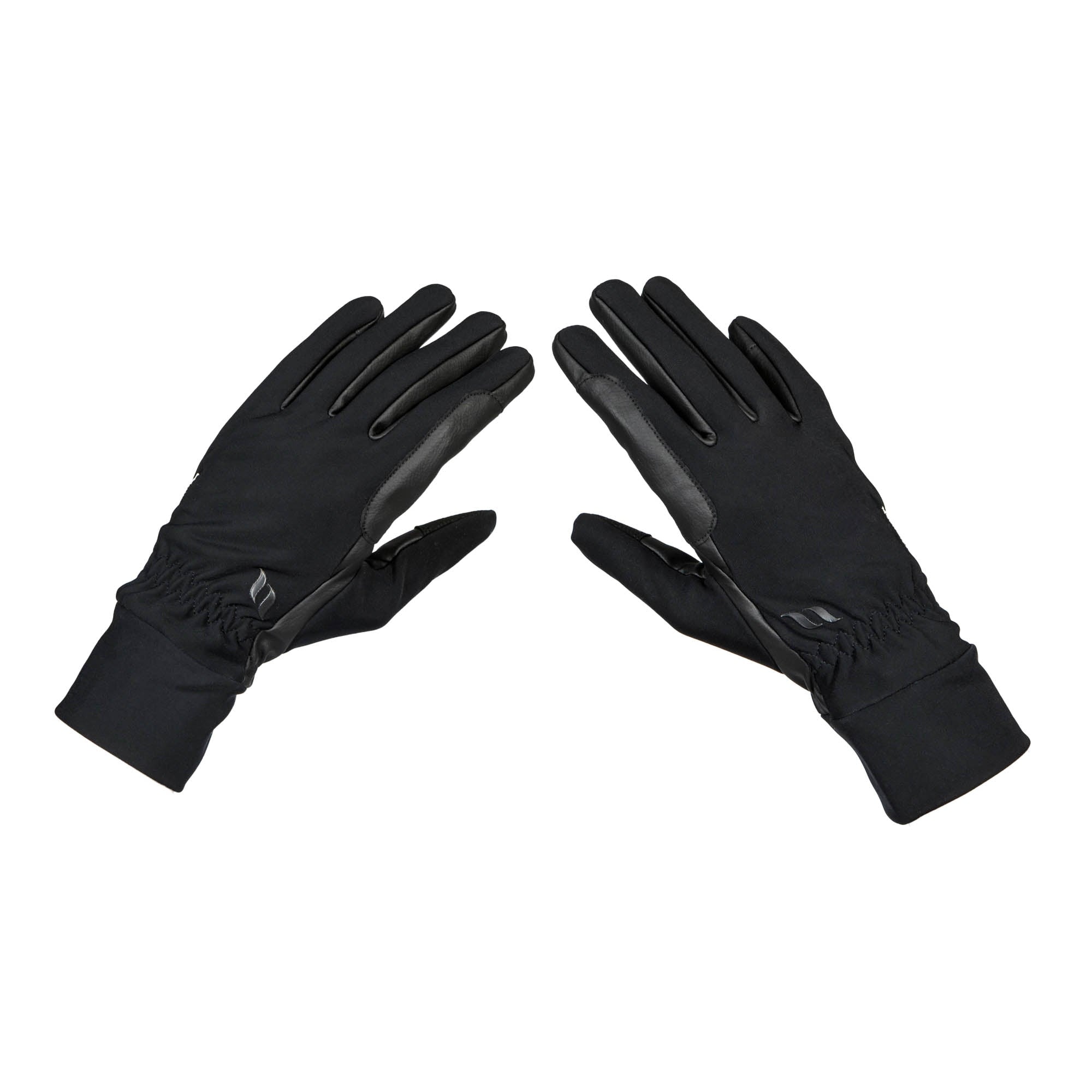 Outback Quick Grip Handschuhe in Schwarz mit langem Bündchen
