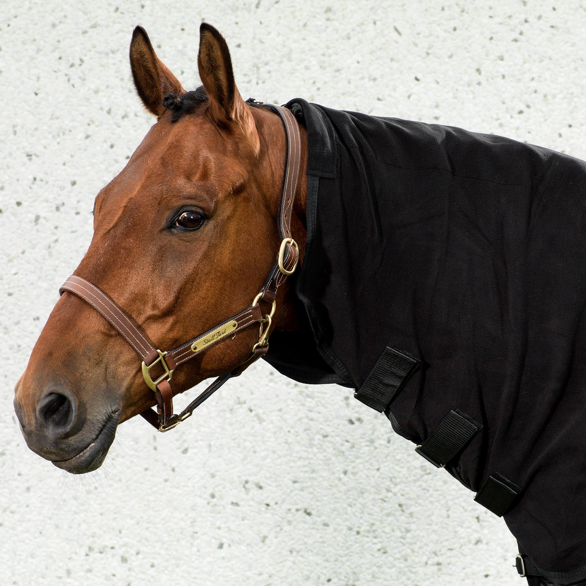 Fleece-Halsteil Supreme am Pferd