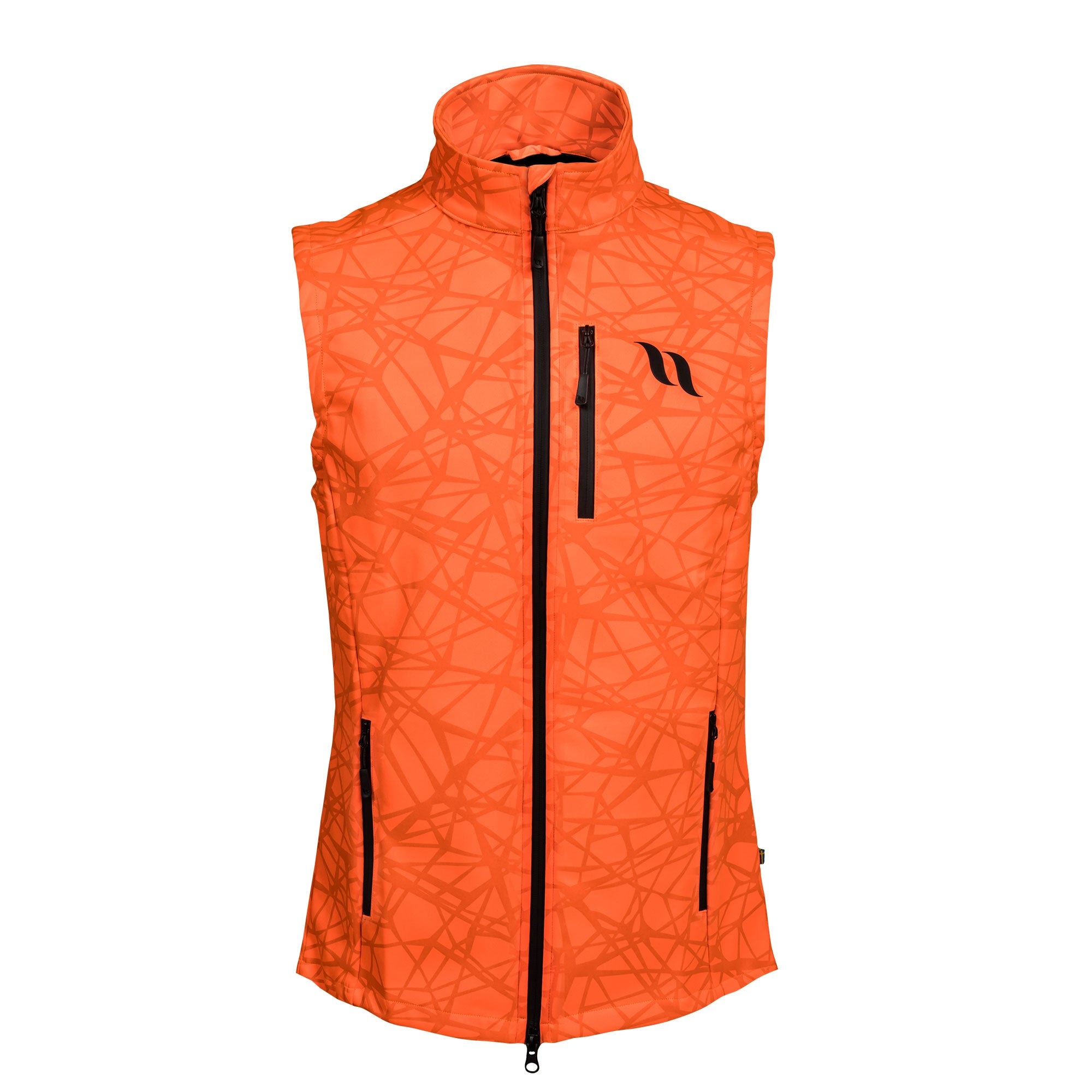 Back on Track Outdoor-Herrenweste, Modell "Ray" in Orange – Produktansicht