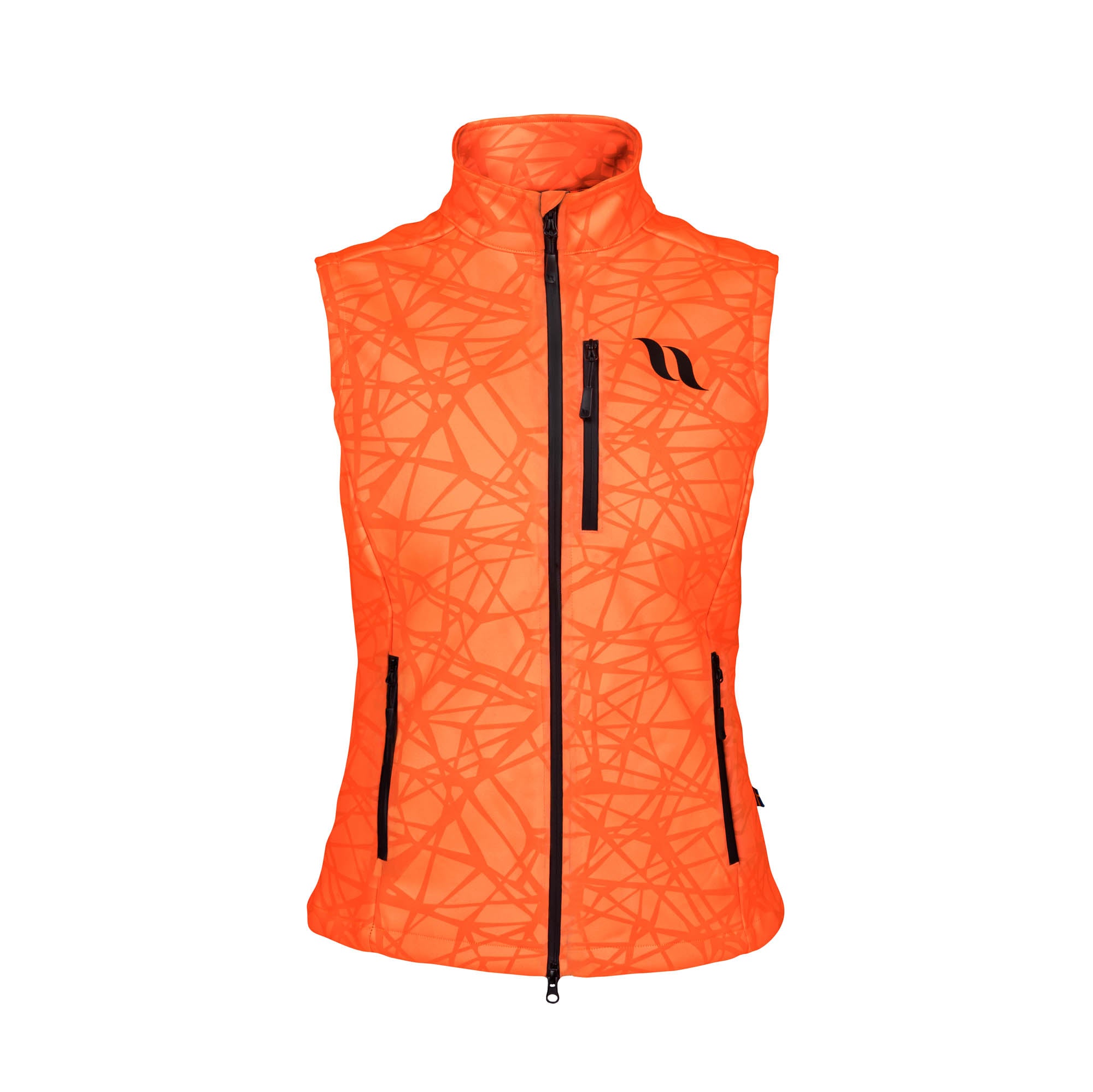 Back on Track Flash Outdoor-Damenweste – Orange – Produktansicht