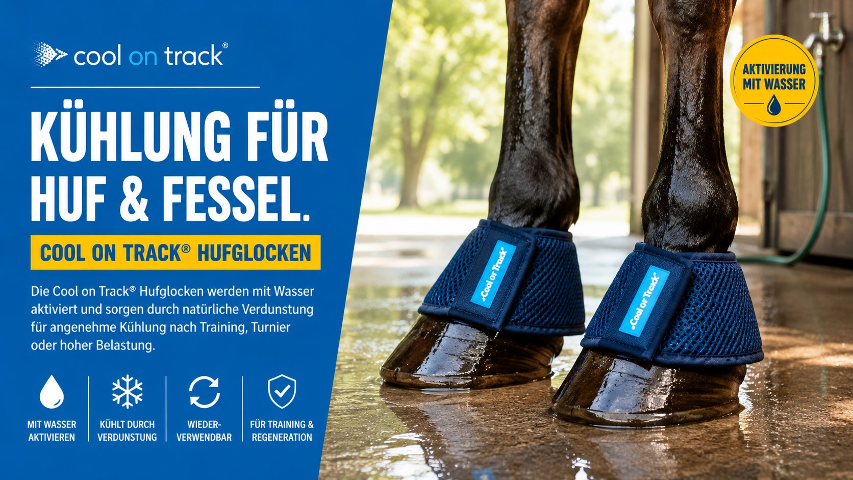 Cool on Track Kühl-Hufglocken 2.0